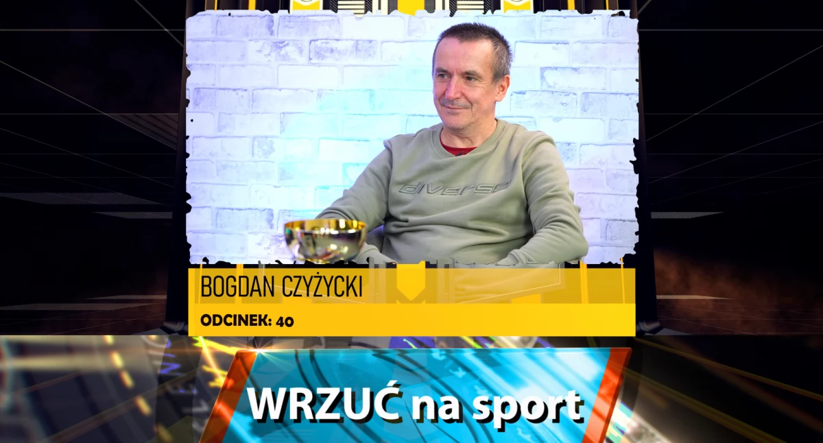 Wrzuć na Sport. Bogdan Czyżycki, były zawodnik w tenisie stołowym, trener UKS Zarabie 