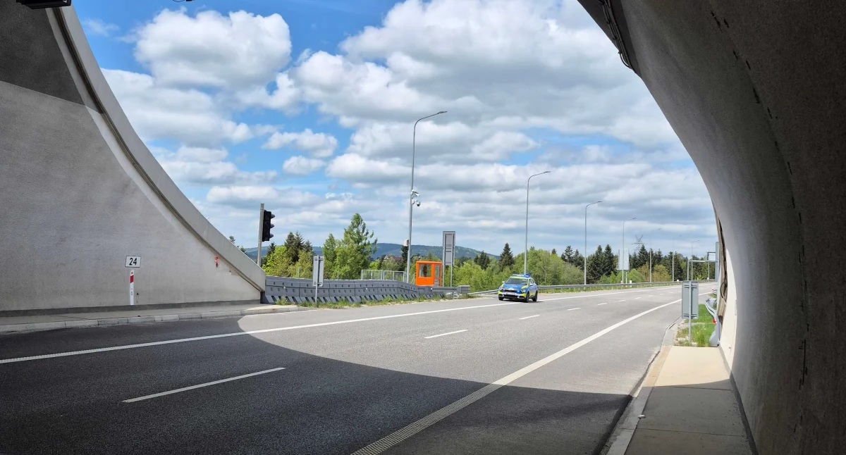 Tunel pod Luboniem Małym- nowy dzienny rekord liczby przejazdów 