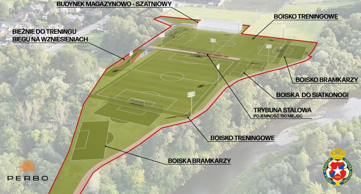 Nowa inwestycja Wisły Kraków w Myślenicach. Miasto wydzierżawiło teren 
