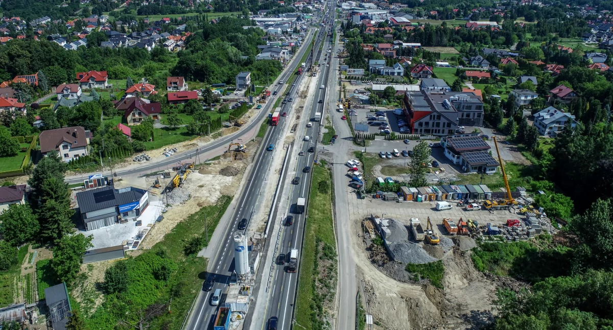 Libertów. Zmiana organizacji ruchu na zakopiance w związku z budową tunelu 