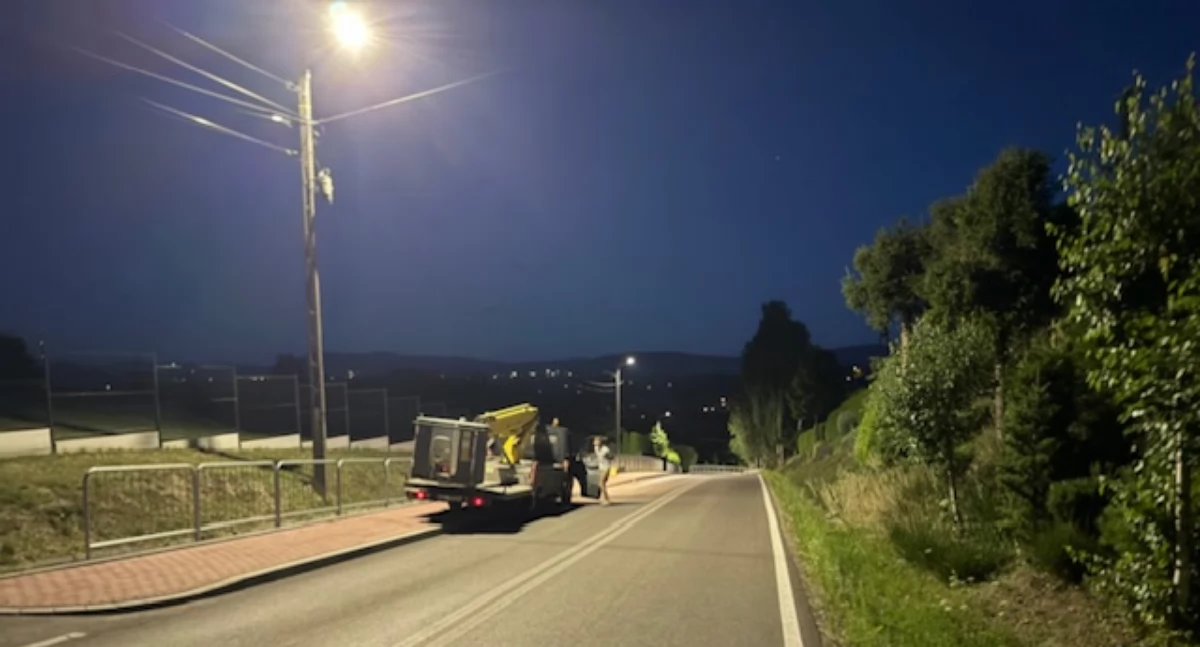 Gmina Siepraw. Ulice zyskają nowy blask, pierwsze efekty modernizacji oświetlenia ulicznego są już widoczne 