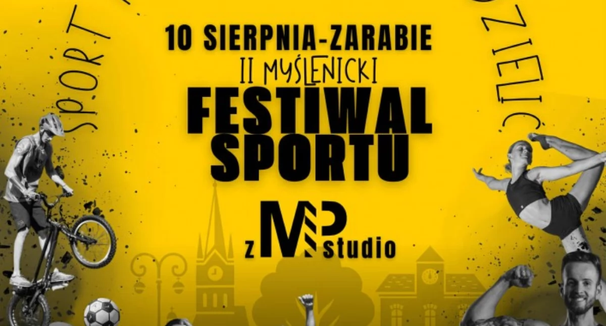 Zobacz rozkład jazdy II Myślenickiego Festiwalu Sportu z MP Studio ! 
