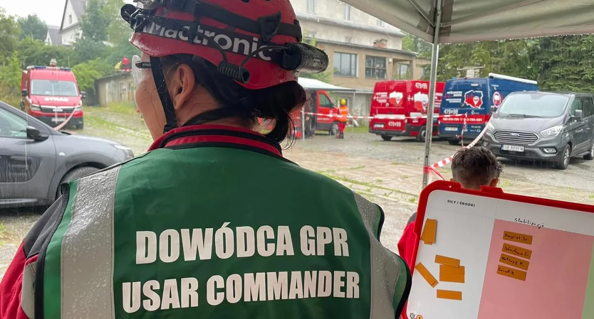 Co jak znajdziemy się pod gruzami? Warsztaty ratownicze z katastrof budowlanych w Myślenicach