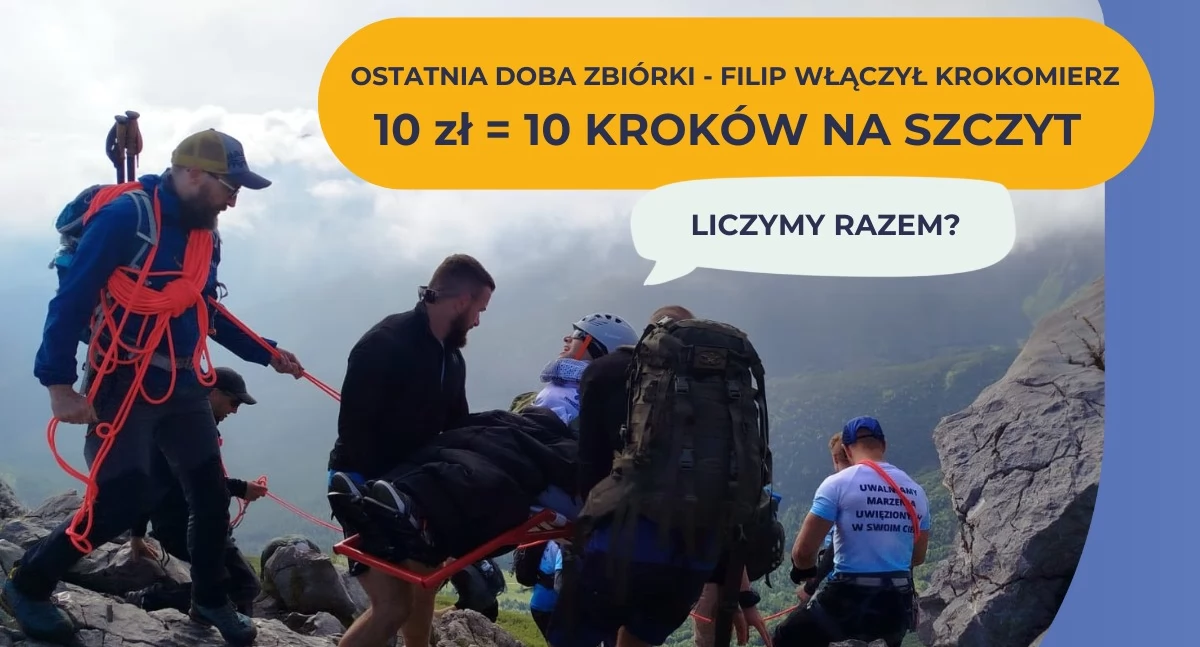 Filip zdobył Giewont – teraz wspólnie zdobywamy Lipnik! OSTATNIA DOBA!