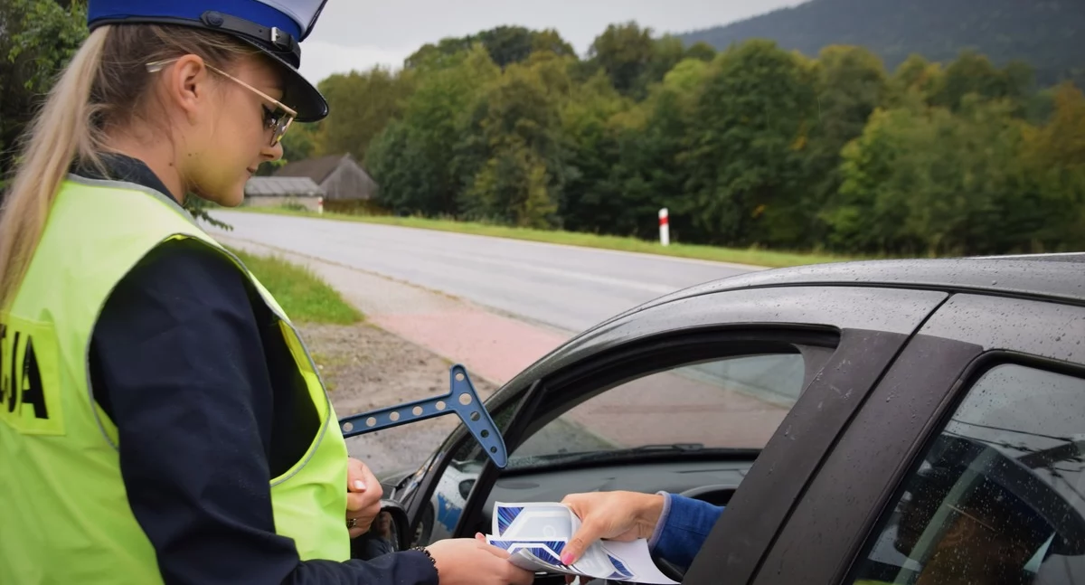 Policja Myślenice. Kampania Mistrzu Zwolnij na terenie powiatu myślenickiego