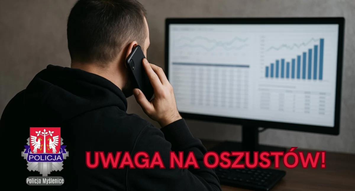 Policja Myślenice: uwaga na oszustwa -na inwestycje- . Kolejny przypadek w powiecie myślenickim   