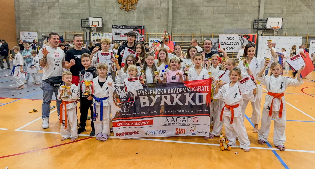 Myślenicka Akademia Karate „Byakko” z 20 medalami na IKO Calisia Cup 2025 w Kaliszu