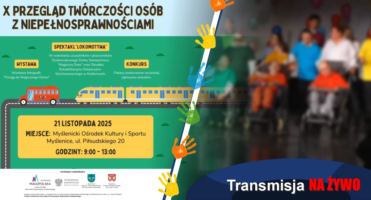 Przegląd Twórczości Osób z Niepełnosprawnościami - na żywo Myślenice 2025 