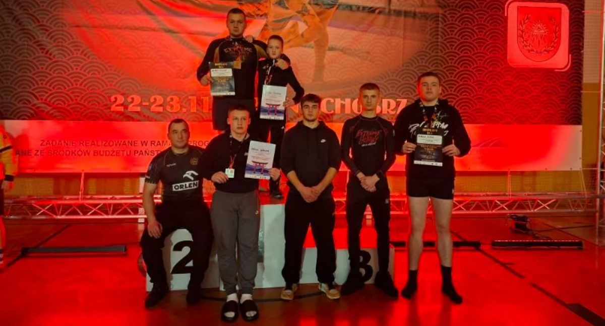 Osiem medali wywalczyli zawodnicy KS Dalin Myślenice na Turnieju Sumo w  Niechobrzu