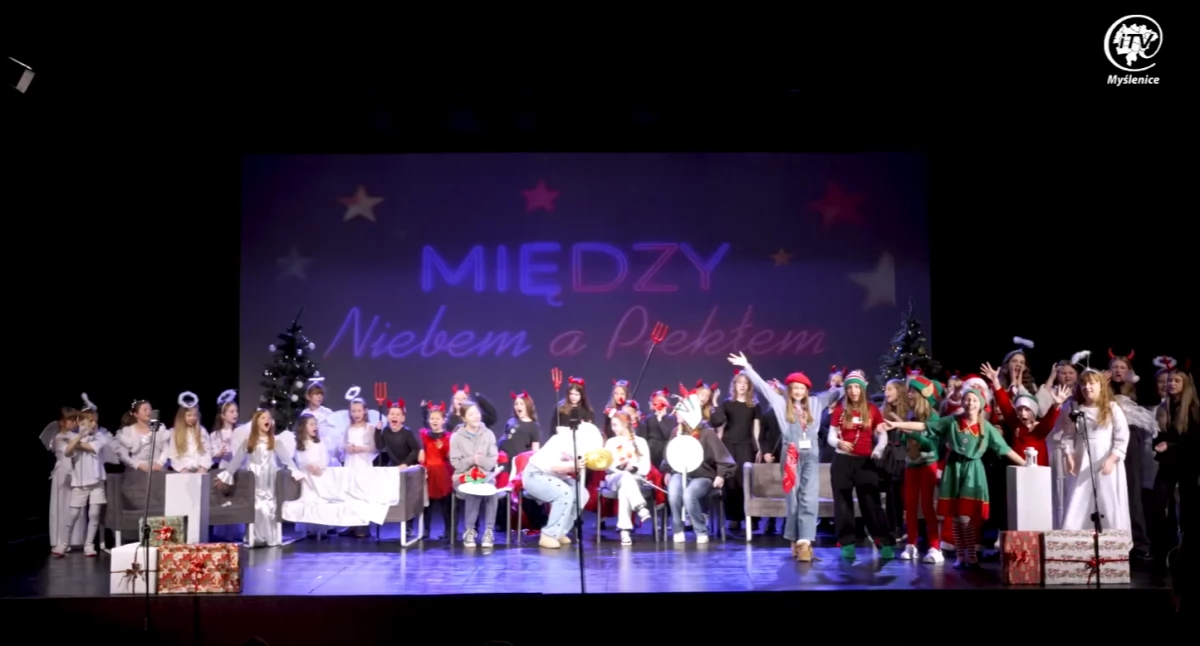 Między Niebem a Piekłem- spektakl w wykonaniu aktorów Teatru im. Księdza Kardynała Karola Wojtyły w Myślenicach w reżyserii Agnieszki Toli Słomki 