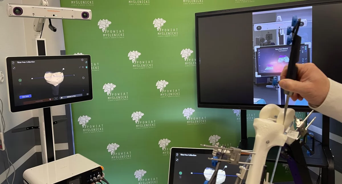Nowoczesna ortopedia w Myślenicach. Szpital powiatowy wdraża robota ortopedycznego [MATERIAŁ VIDEO I GALERIA ZDJĘĆ]