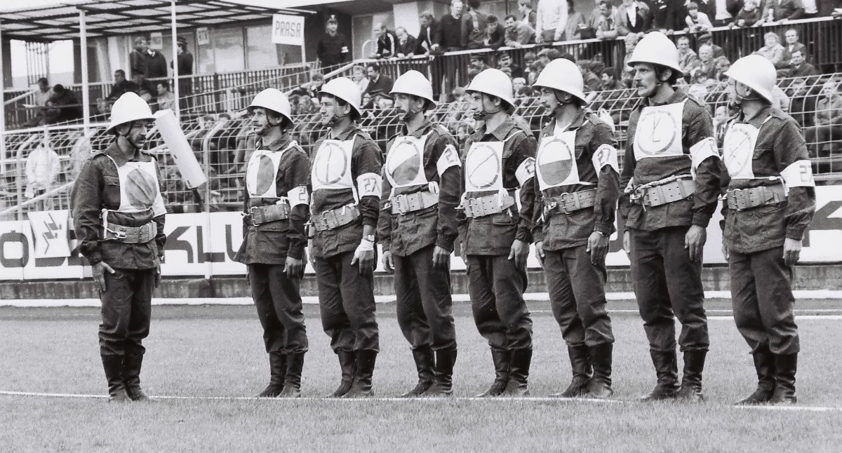 Perły Myślenic. OSP Dolne Przedmieście na mistrzostwach Polski w roku 1988 