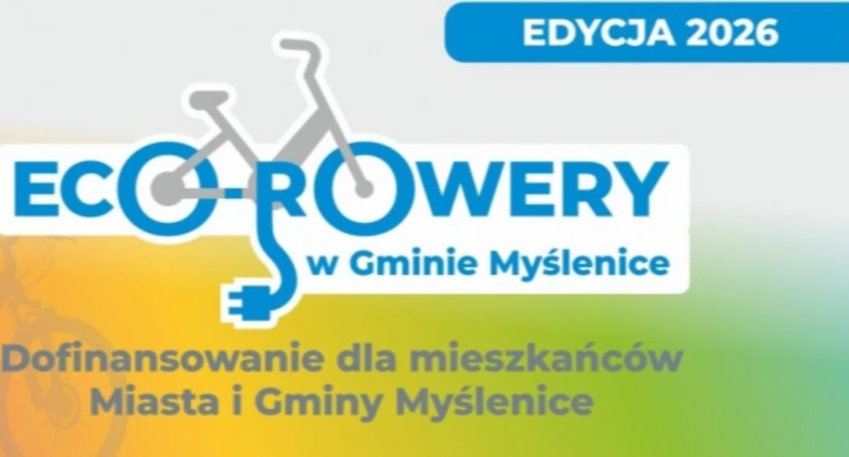 Myślenice. EcoRowery w gminie Myślenice- pozyskaj dofinansowanie na rower elektryczny