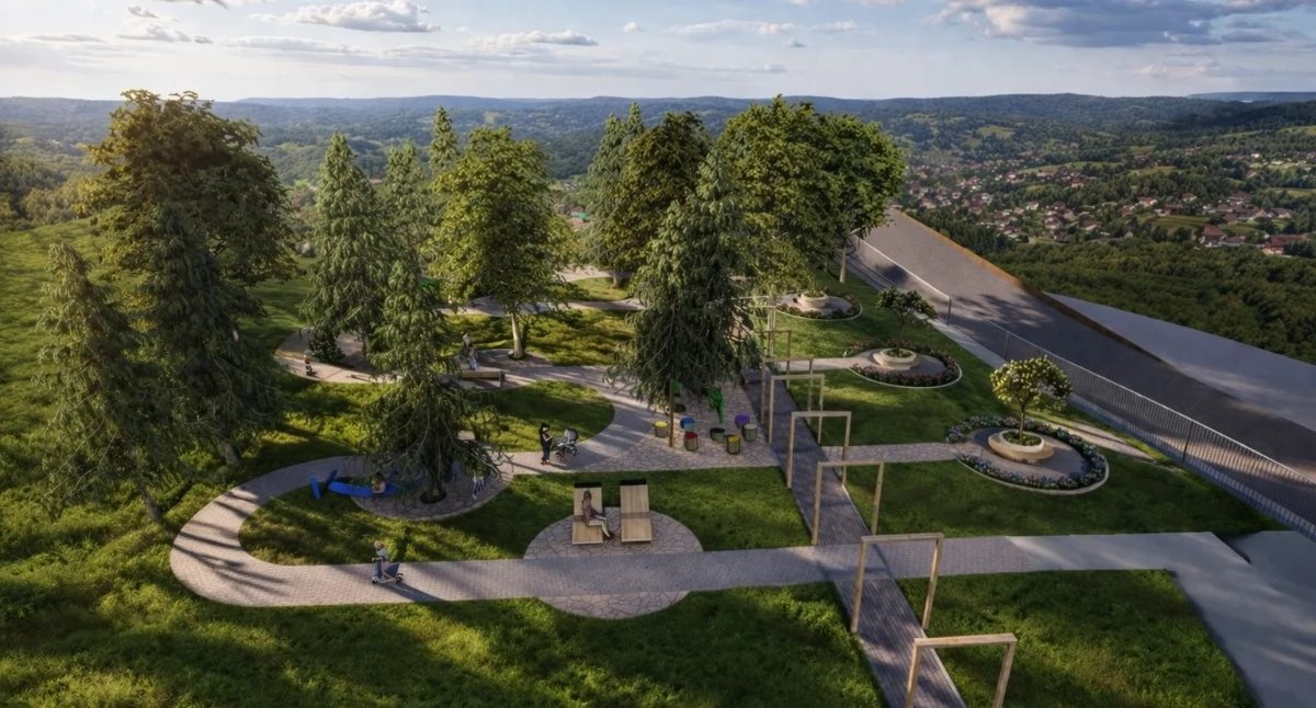 Sułkowice. Park w Rynku przejdzie rewitalizację. Tak po zmianach ma wyglądać to miejsce