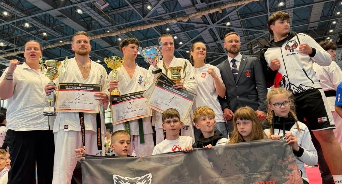 Zawodnicy Myślenickiej Akademii Karate Byakko z Mistrzostw Europy Karate Kyokushin przywieźli aż 7 medali ! 