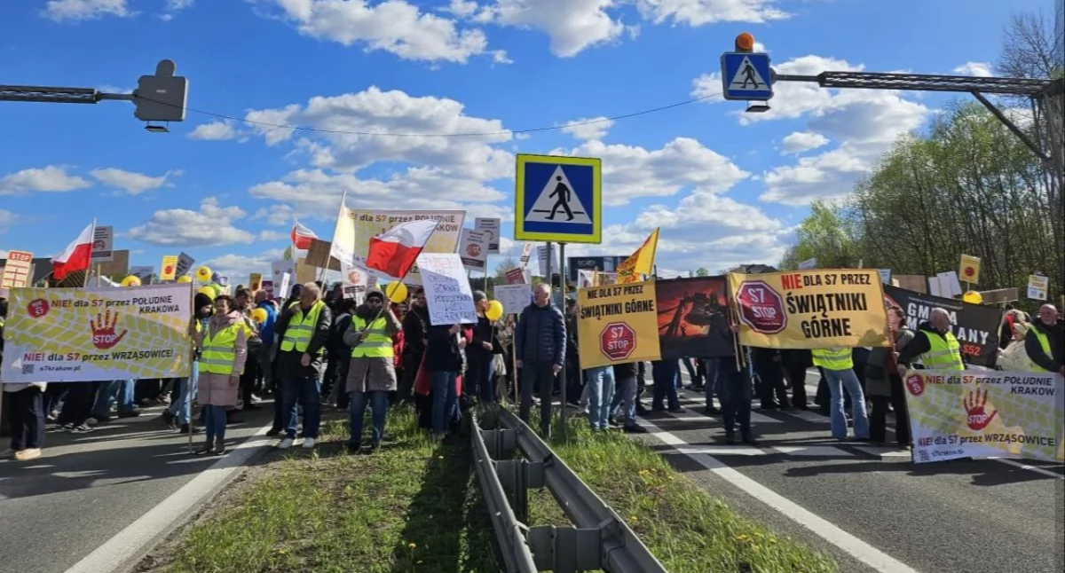 Uwaga- w środę 3 czerwca odbędzie się kolejny protest przeciwko S7- tym razem w trzech lokalizacjach 