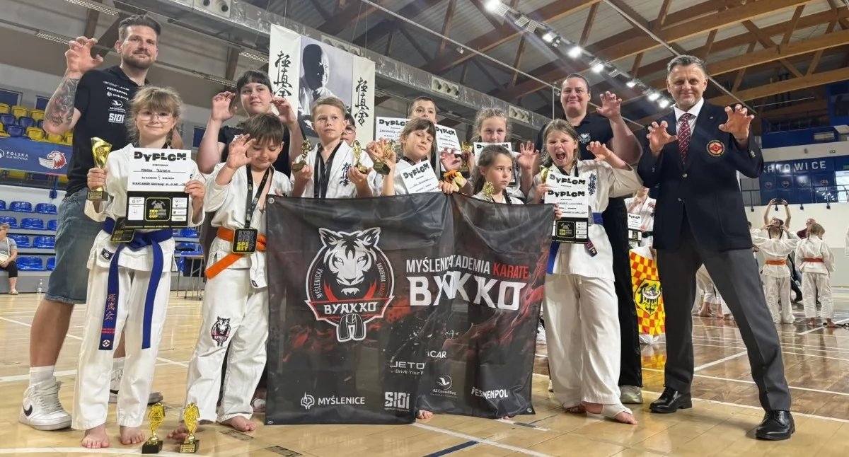 Karatecy Byakko z 13 medalami na IKO Czarni Cup w Katowicach. Myślenicki klub piąty drużynowo