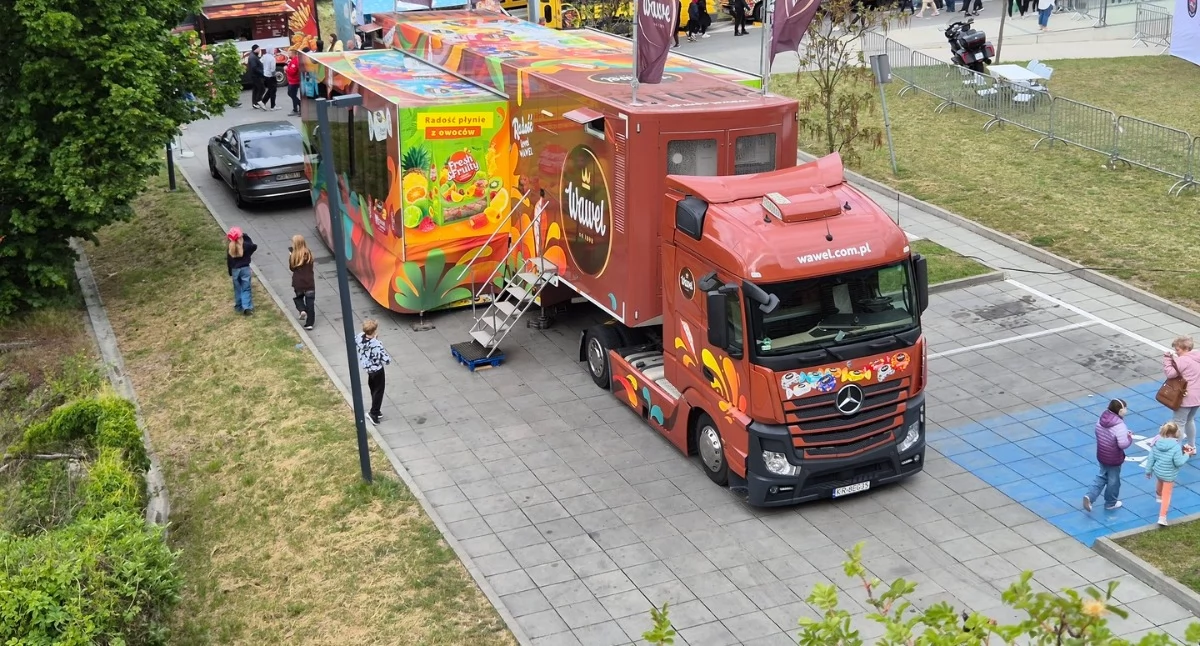 Słodka zabawa z Wawel Truck podczas Dni Dobczyc 