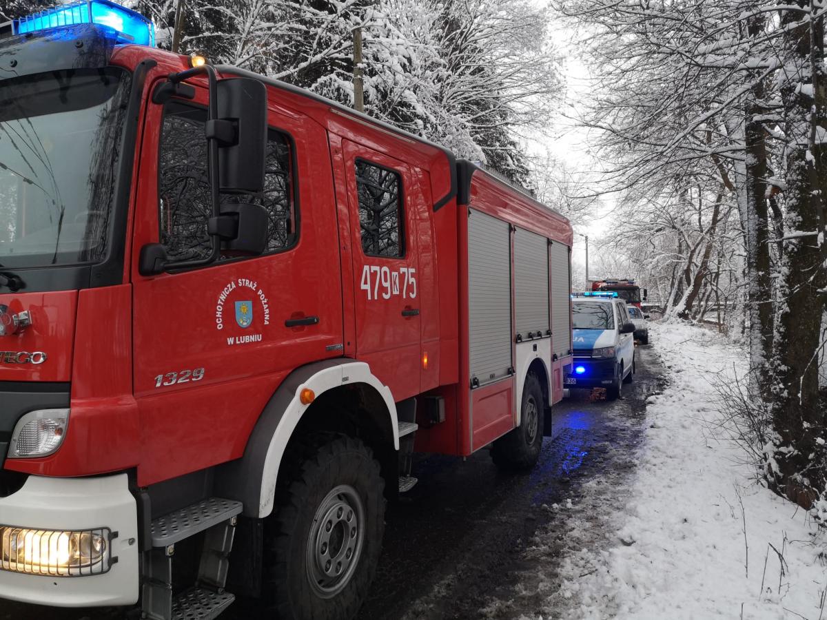 Lubień - nieszczęśliwy wypadek prawdopodobną przyczyną zgonu mężczyzny