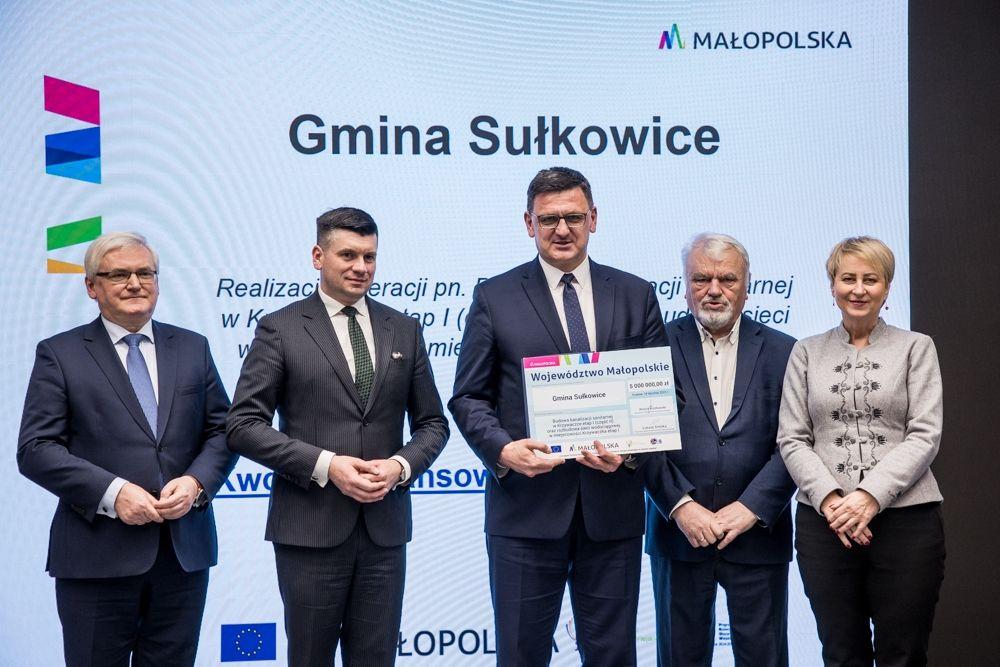 Gmina Sułkowice otrzymała promesę na II etap budowy kanalizacji sanitarnej w Krzywaczce