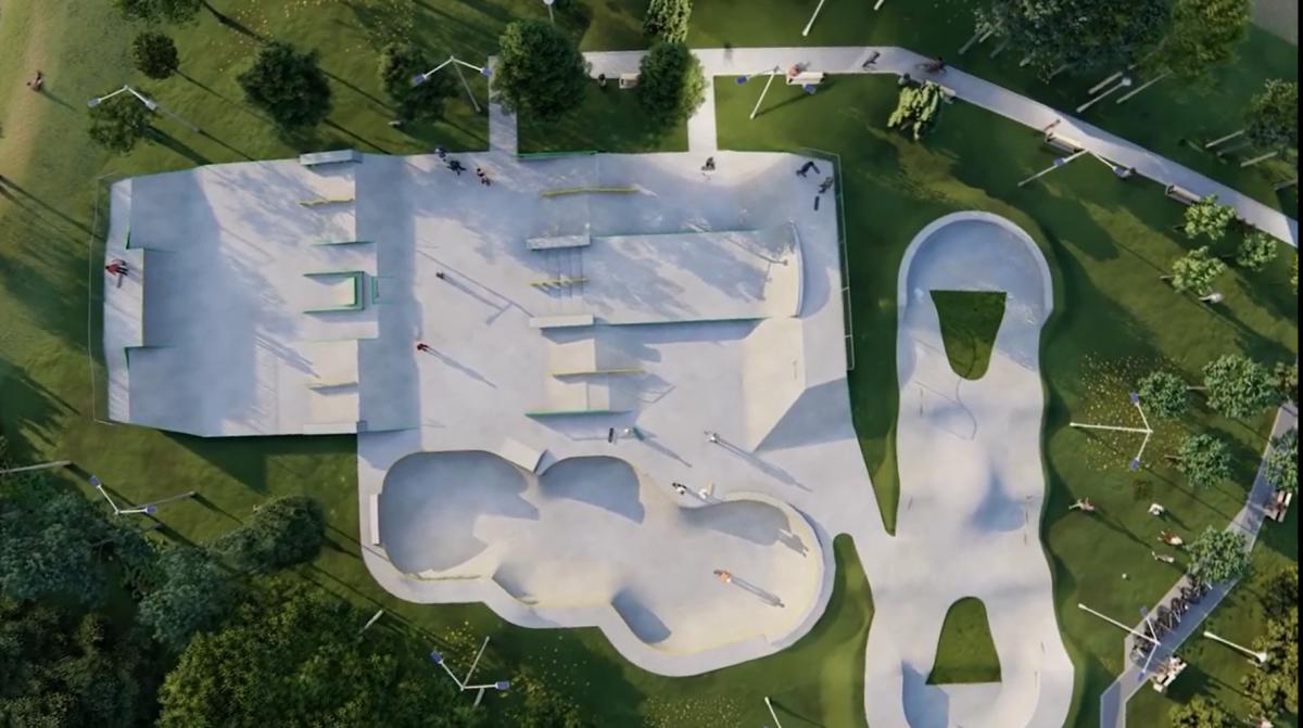 Budowa nowego skateparku na myślenickim Zarabiu trwa