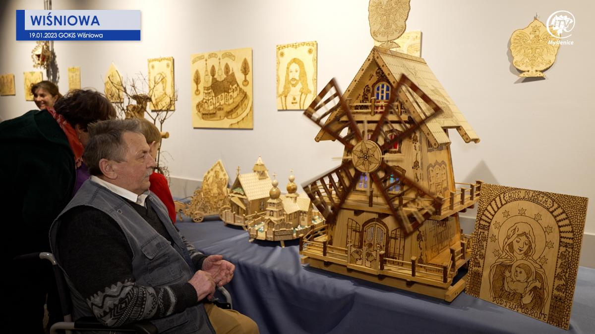 Wiśniowa. Wernisaż prac Pana Adama Mistarza