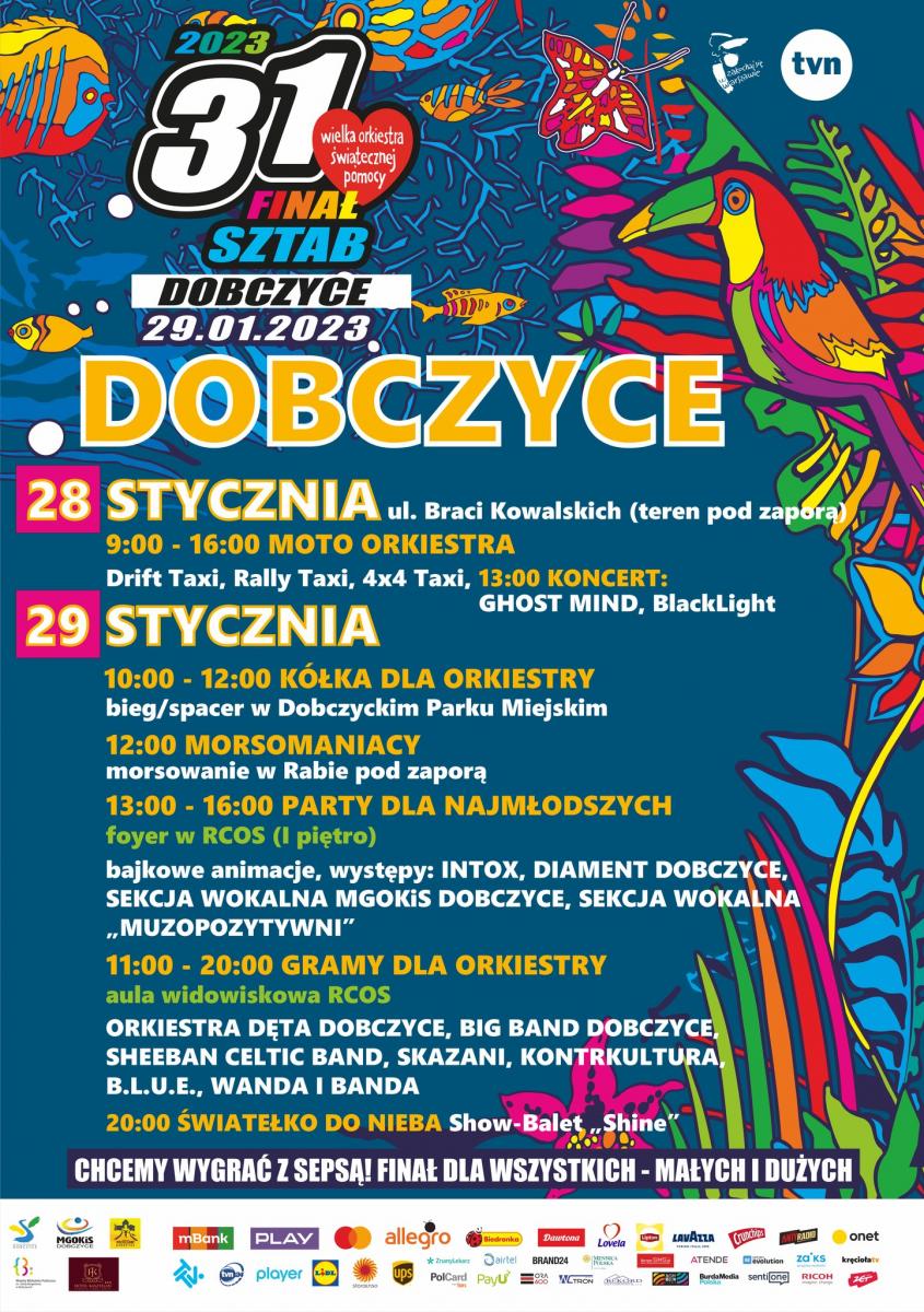 Myślenice, Dobczyce. Zapowiada się głośne granie w pomaganie  z Wielką Orkiestrą Świątecznej Pomocy