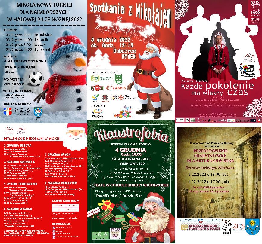 Propozycje na przedmikołajkowy weekend (2-4 grudnia 2022)