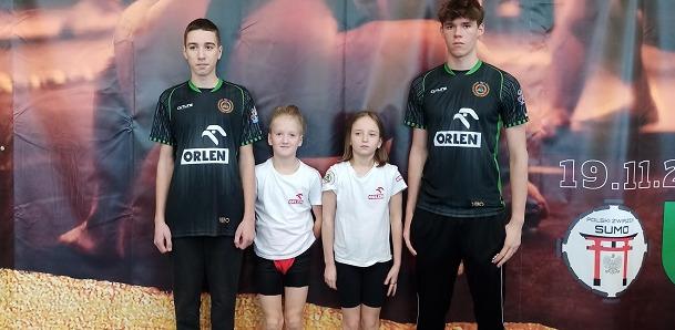 Pięć medali przywieźli zawodnicy sumo KS Dalin Myślenice z ogólnopolskich turniejów