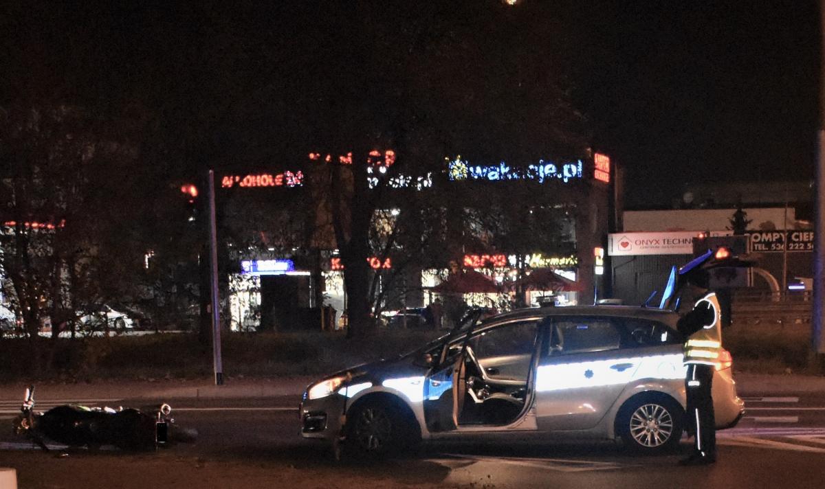Myślenice. Pościg za motocyklistą, który nie zatrzymał się do kontroli