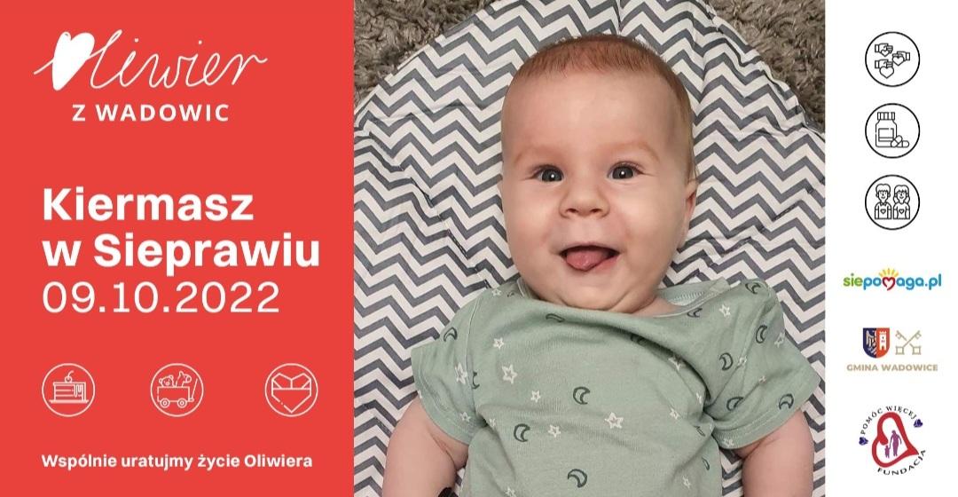 Kiermasz w Sieprawiu - zebrano 25 tys. zł na Oliwiera chorego na SMA