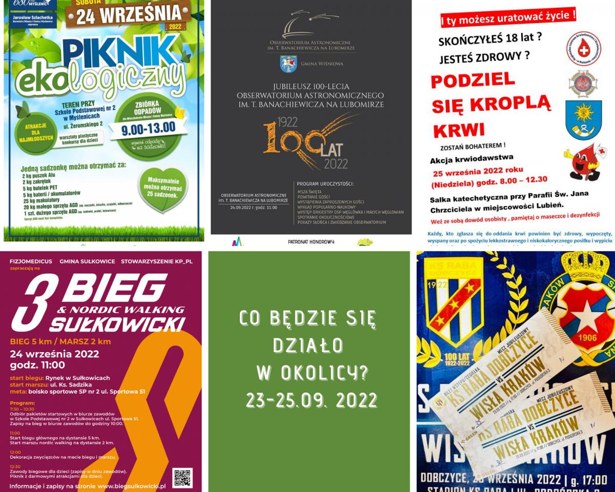 23-25 września. Co ciekawego w weeknd? Zobacz, wybierz, bądź...