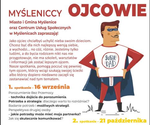Warsztaty wpspierające ojców w procesie wychowawczym w Myślenicach
