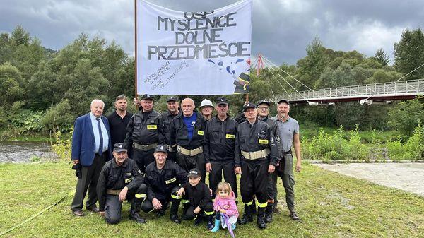 OSP Myślenice Dolne Przedmieście najlepsze w Zawodach Sportowo-Pożarniczych Oldboyów Powiatu Myślenickiego