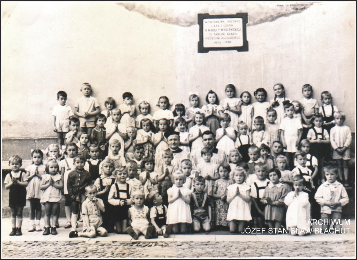 Perły Myślenic. Parafia Narodzenia NMP w Myślenicach - Sanktuarium początek lat 60. XX wieku