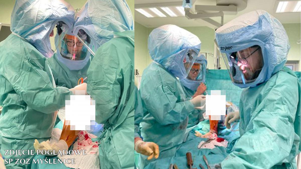 Szpital Myślenice. Tu również trafiają ranni żołnierze z ukraińskiego frontu