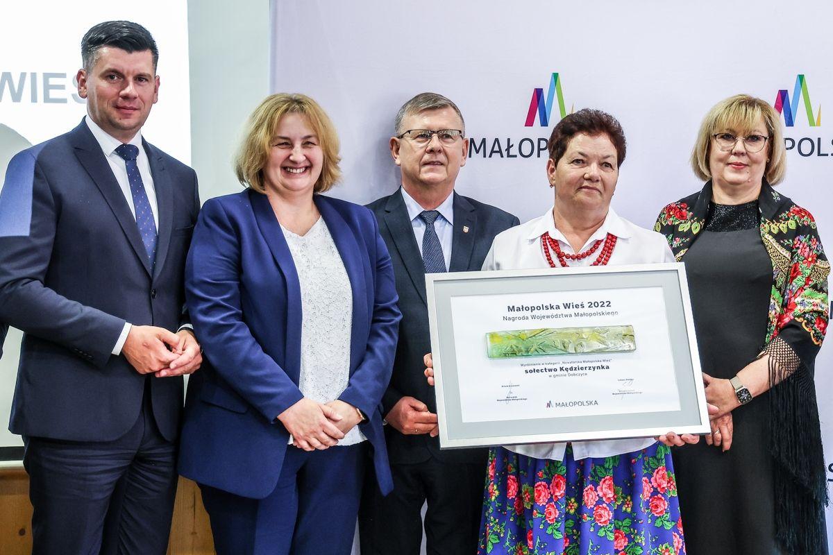 Kędzierzynka z Gminy Dobczyce wyróżniona w konkursie Małopolska Wieś