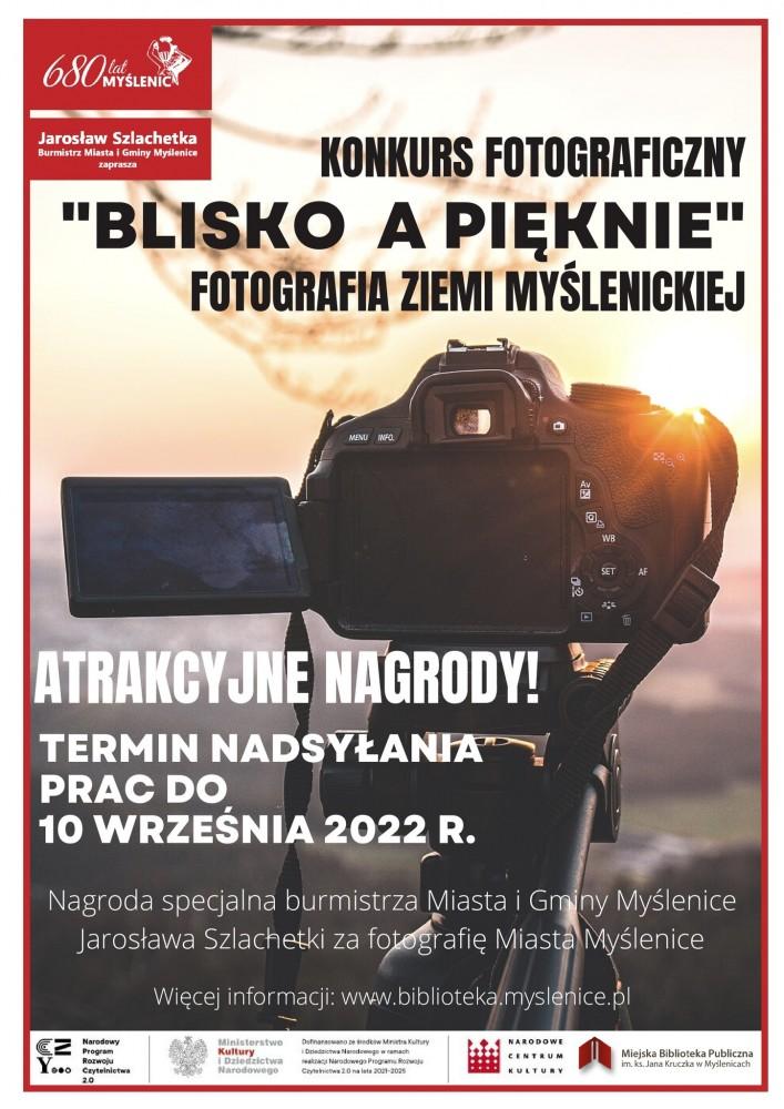 Biblioteka Miejska w Myślenicach zaprasza do konkursu fotograficznego „Blisko a pięknie” dot. Ziemi Myślenickiej