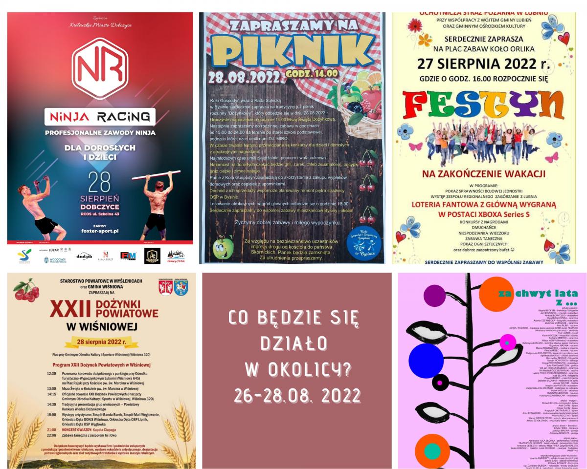 26-28 sierpnia. Lato pełne atrakcji w powiecie myślenickim! Zobaczcie, wybierzcie i bądźcie