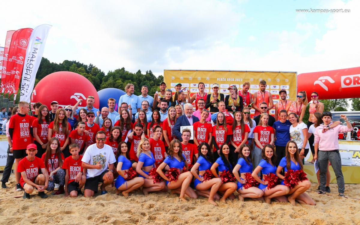 Myślenice. Międzynarodowe podium na zakończenie cyklu Plaży Open