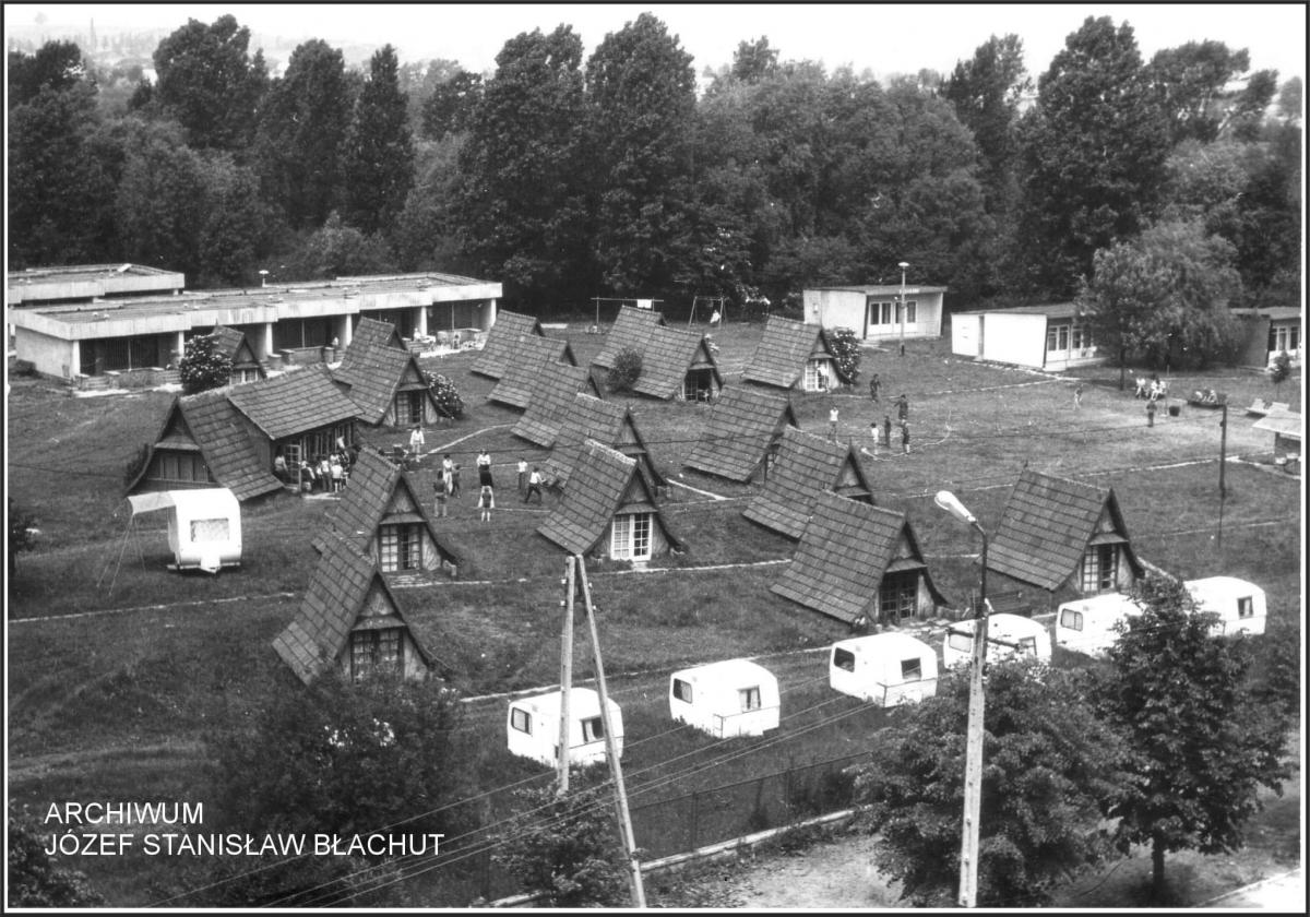 Perły Myślenic. Camping Krakowskiego Przedsiębiorstwa Turystycznego 