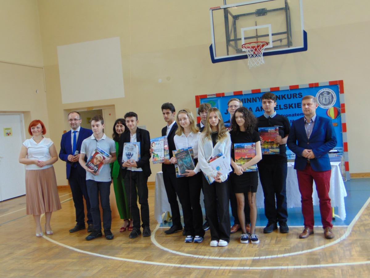 Gminny Konkurs Języka Angielskiego  - rozdanie nagród ZPO Bysina
