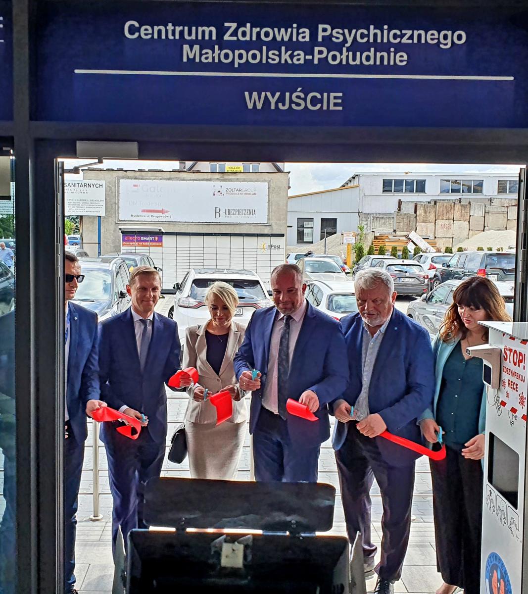 Centrum Zdrowia Psychicznego Małopolska-Południe - otwarcie nowego skrzydła w Myślenicach - film