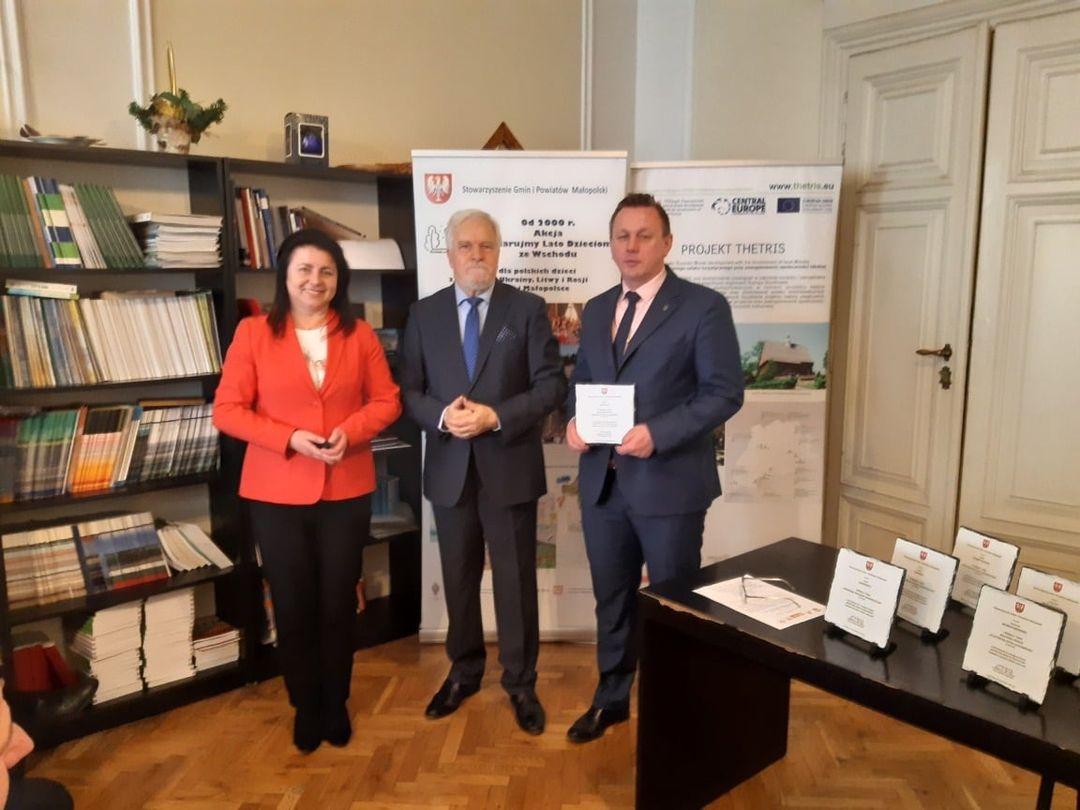 Gmina Dobczyce wyróżniona za działania na rzecz poprawy bezpieczeństwa na drogach