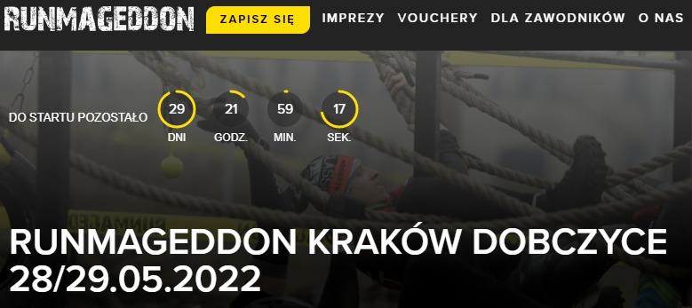 Runmageddon w Dobczycach! Rezerwujcie termin 28-29 maja