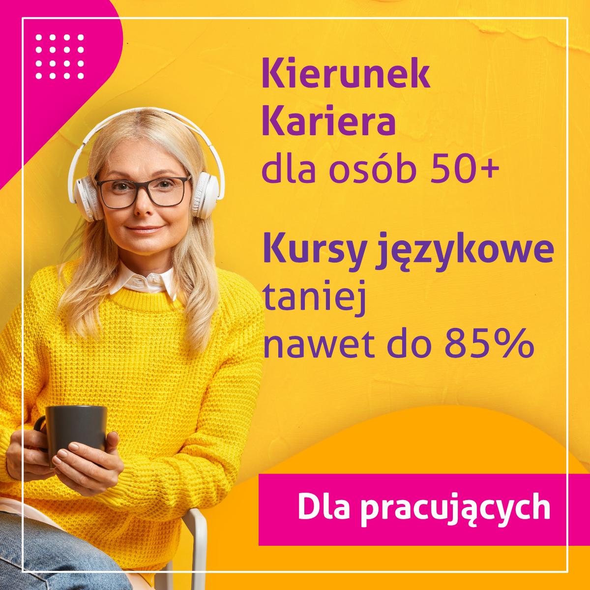 Kierunek Kariera dla osób 50+, język obcy nieobcy?