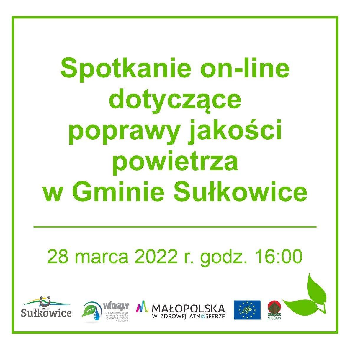 Spotkanie dotyczące poprawy jakości powietrza w Gminie Sułkowice