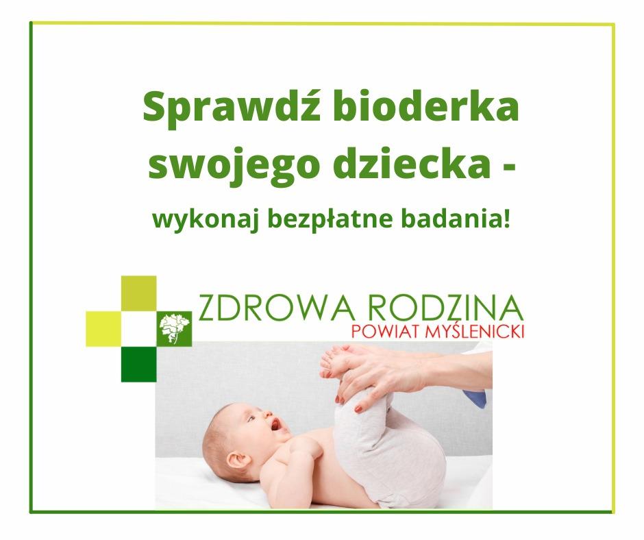 Powiat myślenicki. Sprawdź bioderka swojego dziecka – wykonaj bezpłatne badania
