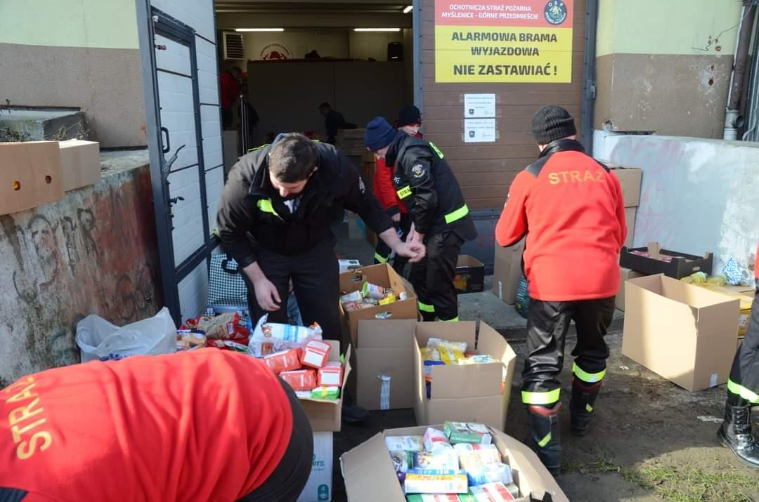 Z Myślenic wyjeżdża pierwsza pomoc humanitarna na Ukrainę