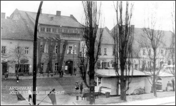 Perły Myślenic. Rynek pierzeja południowa 1969 rok